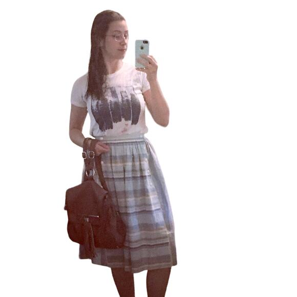 Blue Amsterdam stripe skirt - Picture 3 of 9